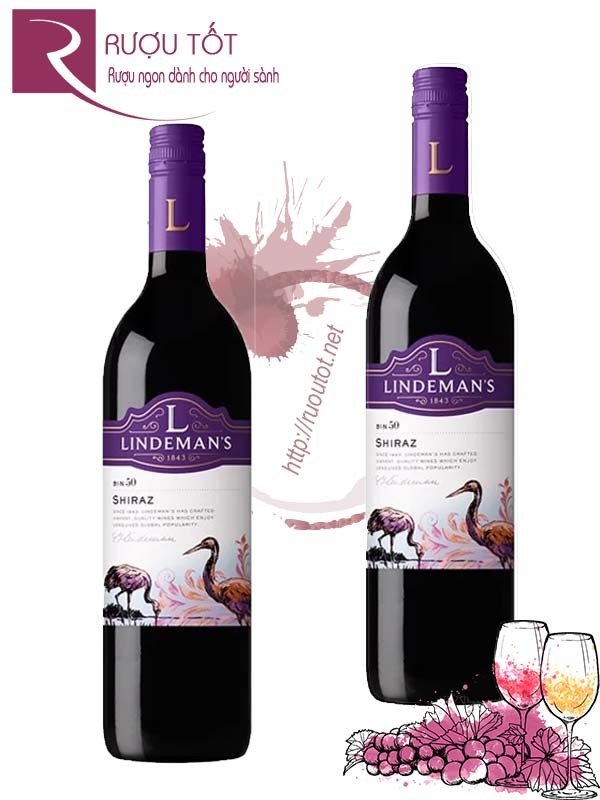 Rượu vang Lindemans Bin 50 Shiraz Thượng hạng