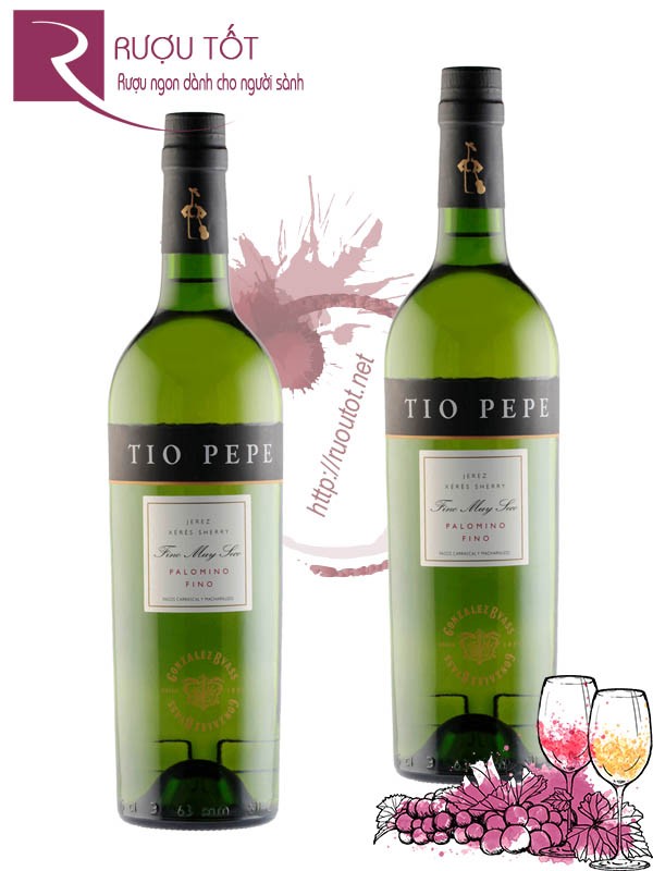 Rượu vang Tio Pepe Jerez Fino Muy Seco Gonzalez Byass