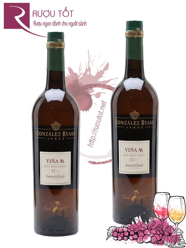 Rượu vang Gonzalez Byass Vina AB Amontillado Thượng hạng