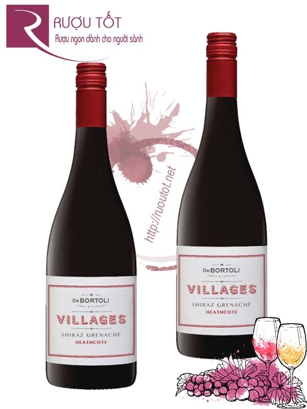 Rượu vang Villages Shiraz Grenache Heathcote De Bortoli Hảo hạng