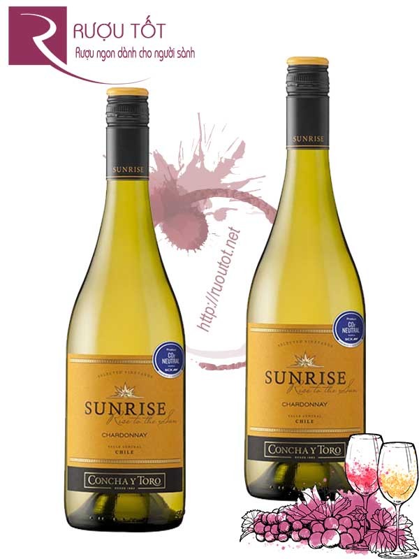 Vang Chile Sunrise Chardonnay Concha Y Toro Thượng hạng