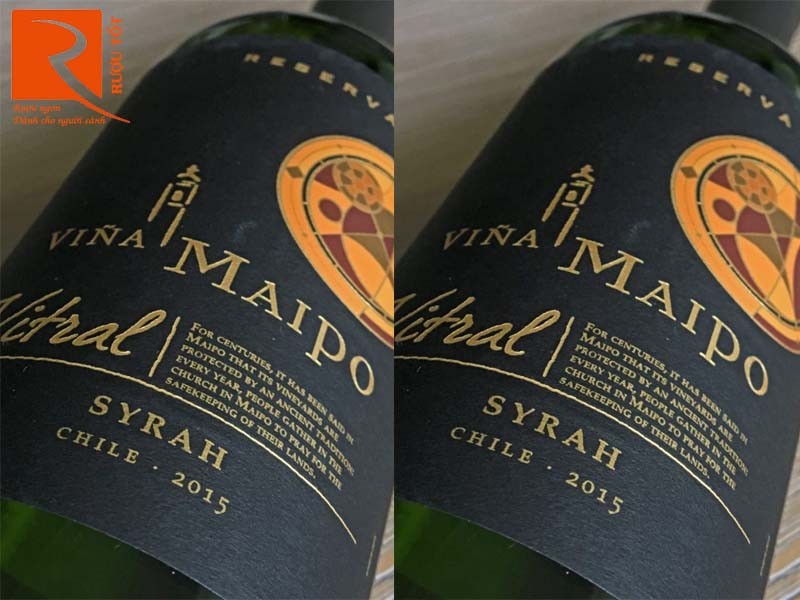 Vang Chile Vina Maipo Vitral Syrah Reserva