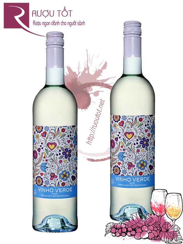 Rượu vang Vinho Verde Quinta Da Lixa Flores Thượng hạng