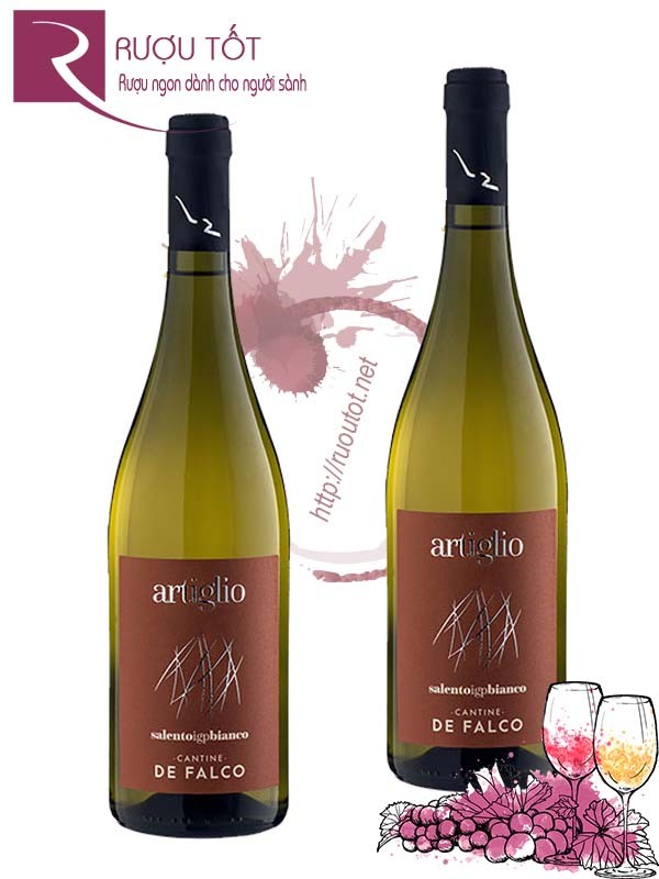 Vang Ý ARTIGLIO Salento IGP Bianco Cantine De Falco