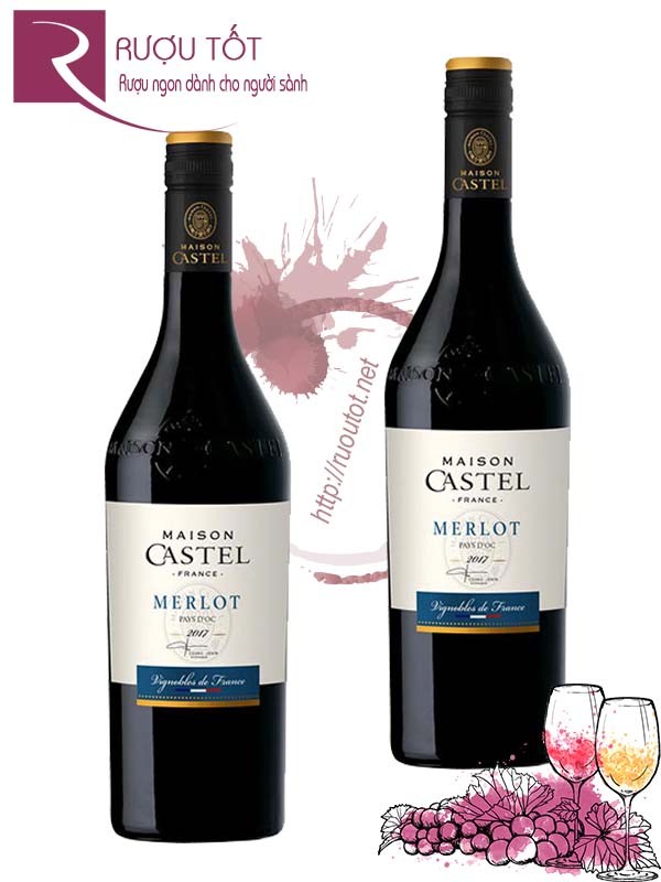 Vang Pháp Maison Castel Merlot Bordeaux Giá Rẻ