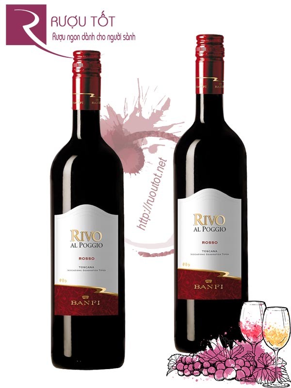 Vang Ý Banfi Rivo Al Poggio Rosso Chính Hãng