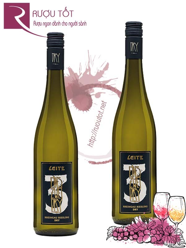 Rượu Vang Leitz Eins Zwei Dry Riesling Trocken