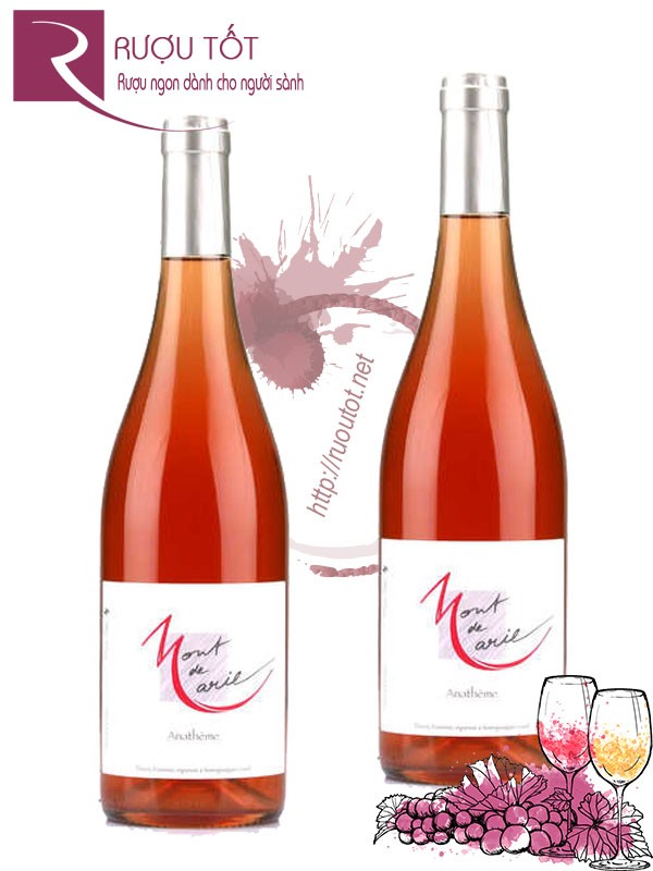 Vang Pháp Domaine Mont De Marie Anatheme Rose