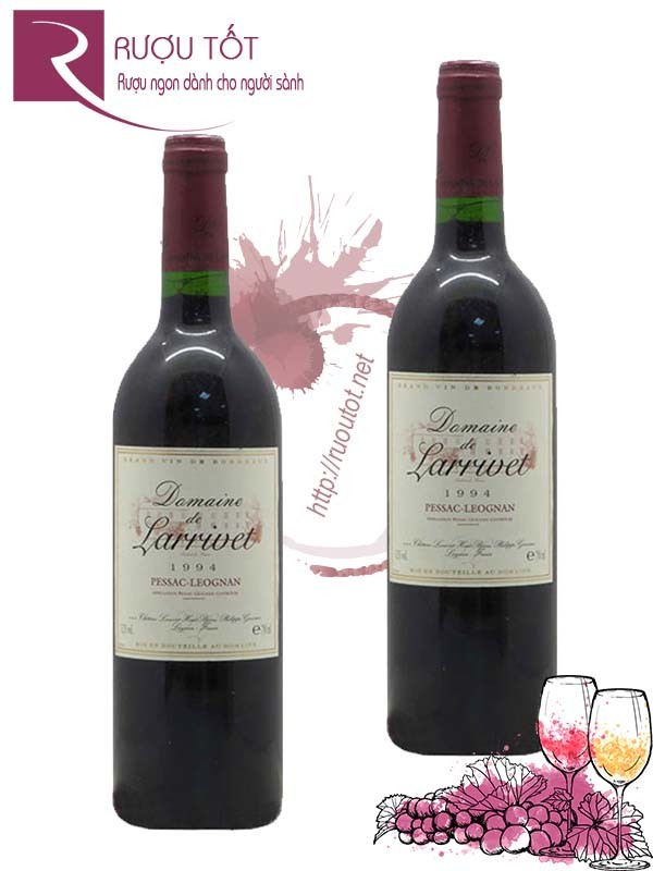 Vang Pháp Domaine de Larrivet Pessac Leognan Thượng hạng