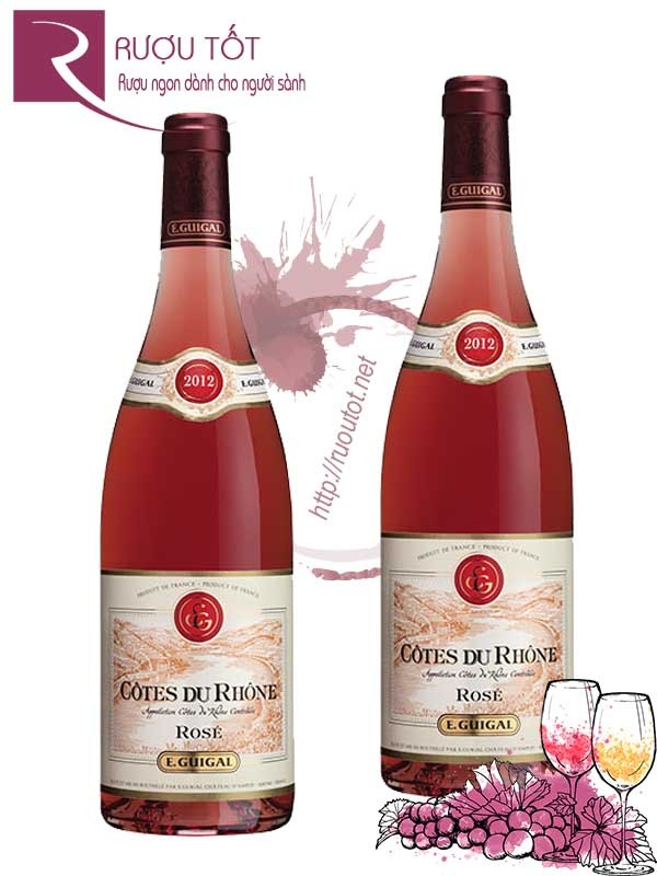 Vang Pháp Cotes du Rhone Guigal Rose