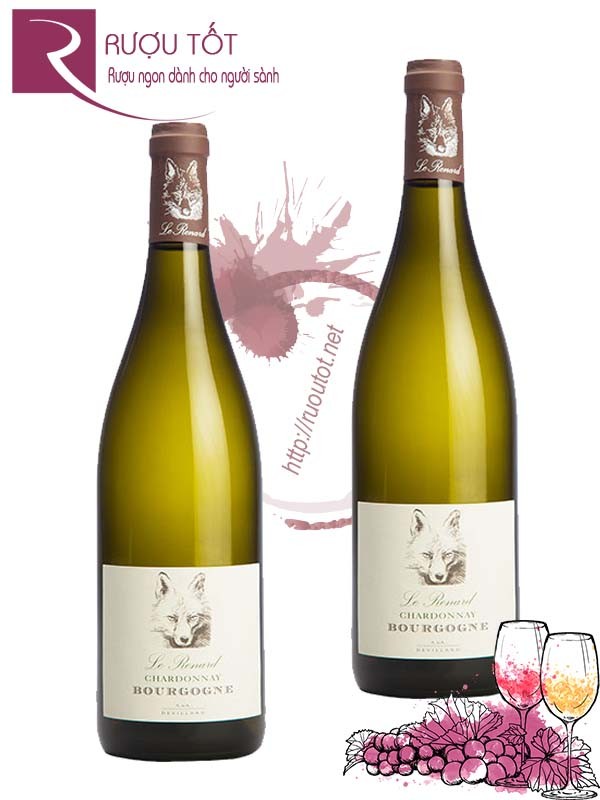 Vang Pháp Le Renard Bourgogne Chardonnay Hảo hạng