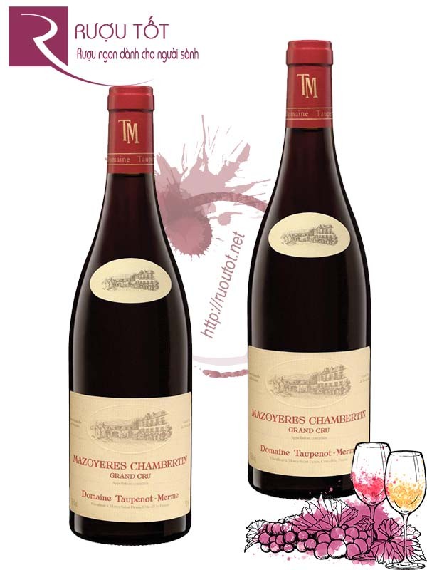 Vang Pháp Mazoyeres Chambertin Domaine Taupenot Merme Cao cấp