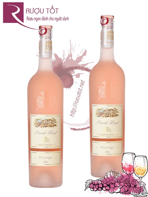 Vang Pháp Chateau Puech Haut Prestige Rose