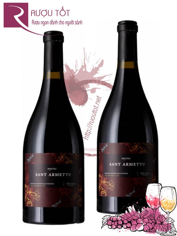 Vang Pháp Sant Armettu Rouge Myrtus Domaine