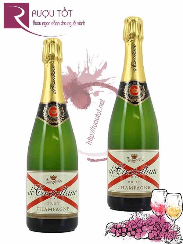 Rượu Champagne Pháp de Castellane Brut 375ml Thượng hạng