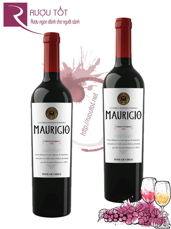 Vang Chile Maurigio Cabernet Sauvignon 13,5% Cao cấp