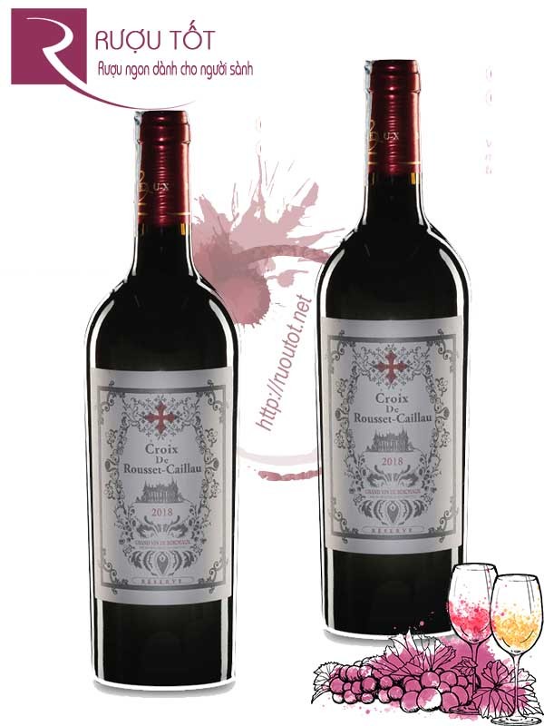 Vang Pháp Croix de Rousset Caillau Bordeaux Chiết khấu cao