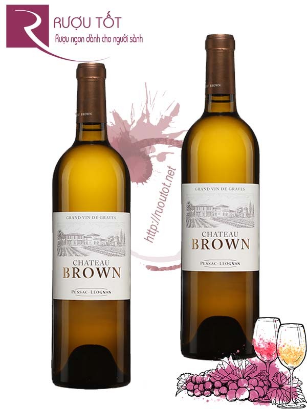 Rượu Vang Chateau Brown Blanc Pessac Leognan 94 điểm