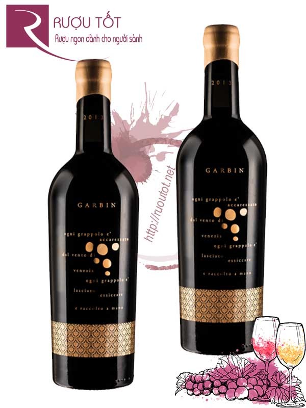 Rượu Vang Garbin Vino Rosso Blend Veneto 15 độ