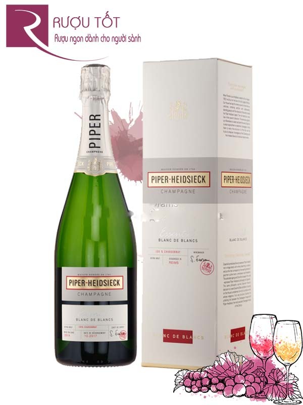 Rượu Champagne Piper Heidsieck Essentiel Blanc De Blancs