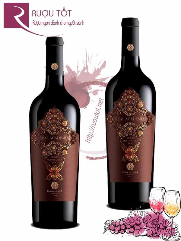 Vang Ý Real Academia Nativ Sicilia Nero d' Avola DOC Hảo hạng