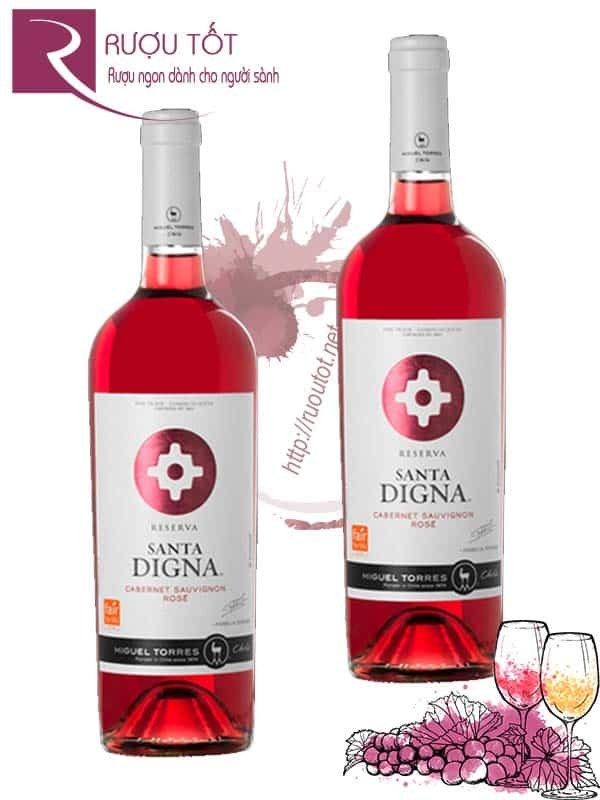 Vang hồng Chile Santa Digna Cabernet Sauvignon Rose Reserva Cao cấp