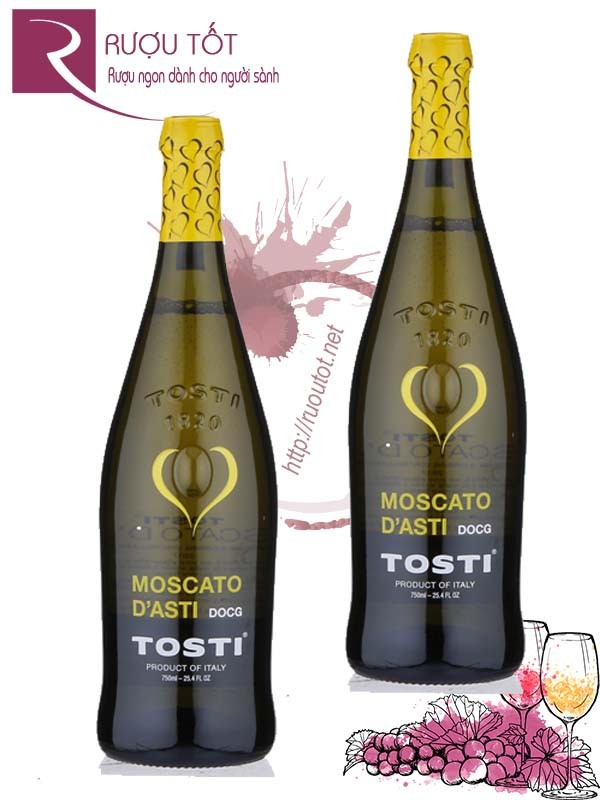 Vang Ý Tosti Moscato d'Asti chính hãng