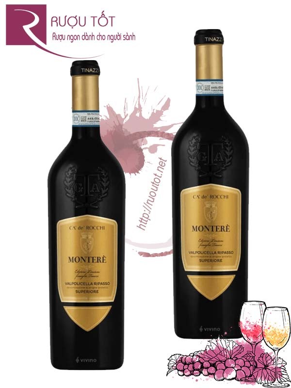 Vang Ý Montere Valpolicella Tinazzi Superiore Ripasso