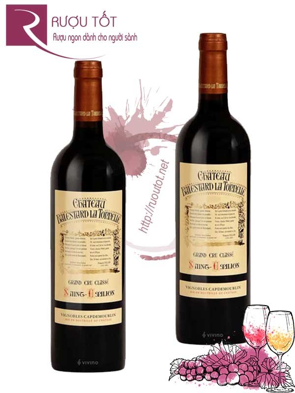 Rượu Vang Chateau Balestard La Tonnelle Grand Cru Classe AOC Chính hãng