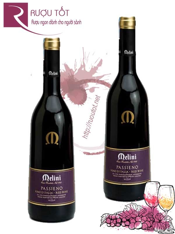 Vang Ý Melini Passieno Vino D'italia Red Wine Hảo hạng