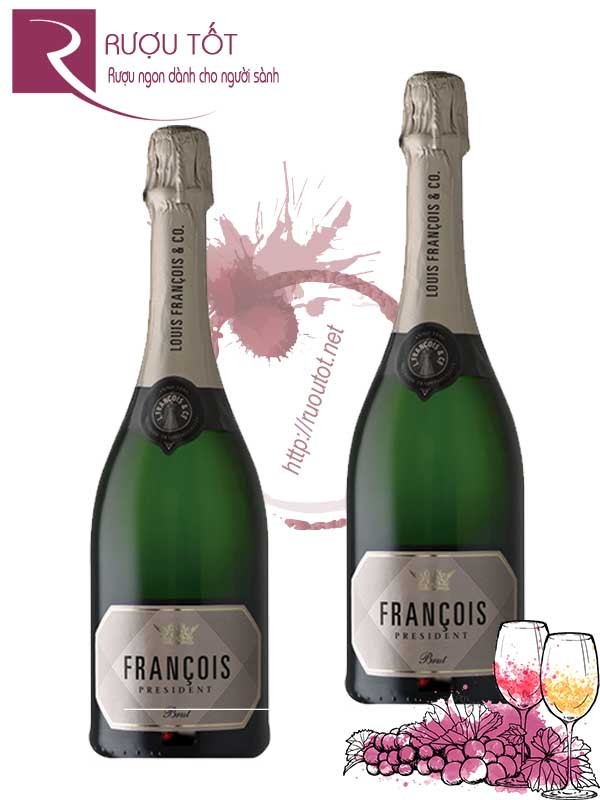 Vang nổ Francios President Brut Giá Tốt