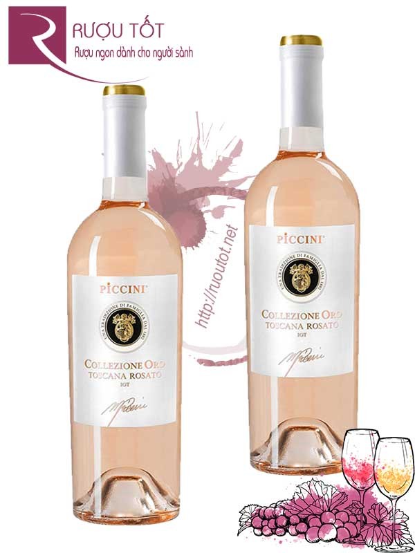 Vang Ý Piccini Collezione Oro Toscana Rosato Giá Tốt