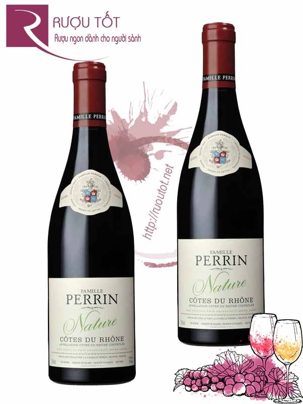 Vang Pháp Nature Organic Famille Perrin Cotes du Rhone Giá Tốt