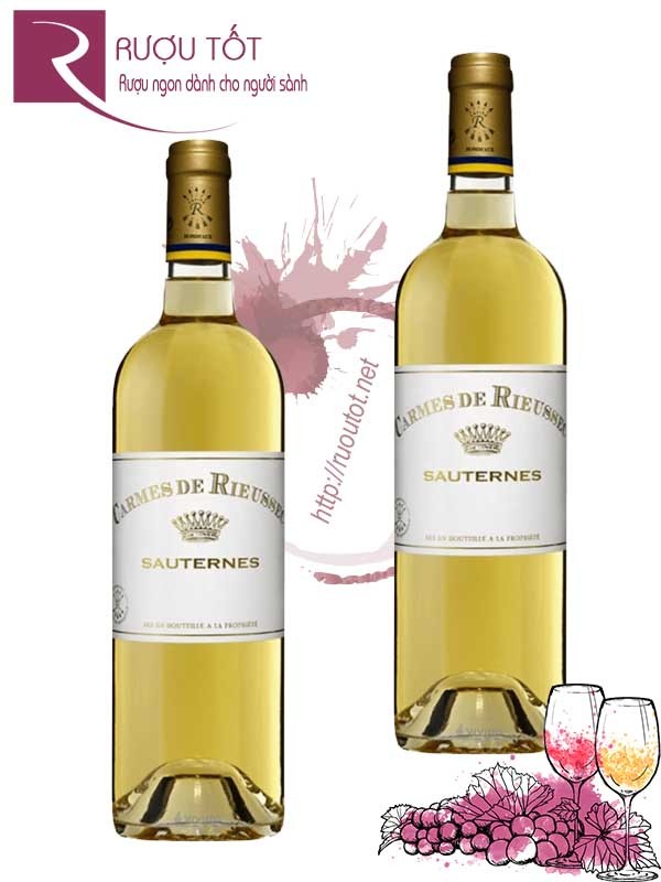 Vang Pháp Carmes De Rieussec Sauternes AOP Hấp dẫn