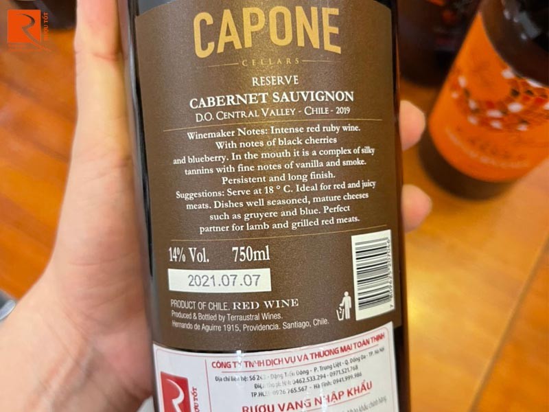 Capone Reserve Cabernet Sauvignon