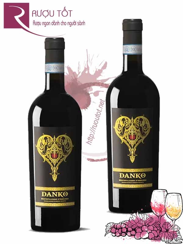 Vang Ý Danko Montepulciano D'Abruzzo Thượng Hạng