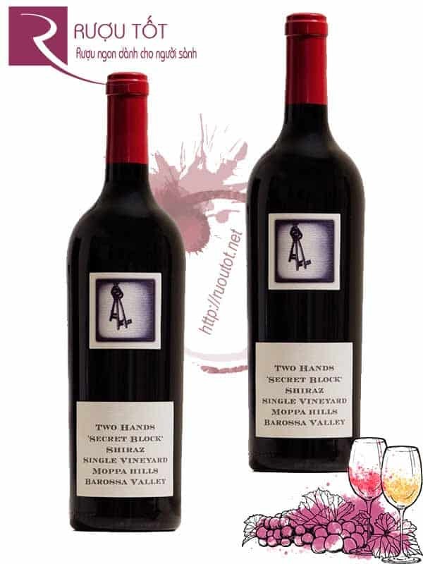 Rượu Vang Two Hands Secret Block Shiraz