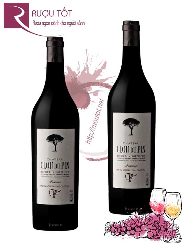 Rượu Vang Chateau Clou Du Pin Bordeaux Superieur Premium