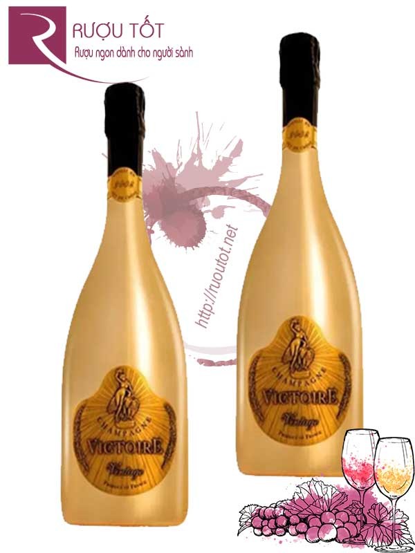 Rượu Champagne Victoire Vintage Gold