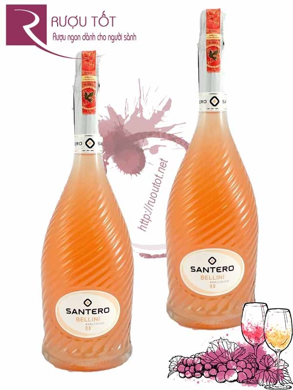 Vang Ý Santero Bellini Analcolico Chính Hãng