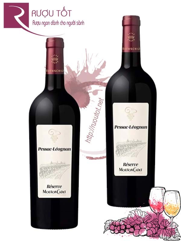 Vang Pháp Mouton Cadet Reserve Pessac Leognan Hả hạng