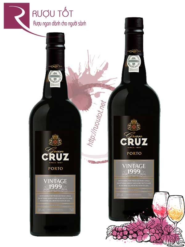 Rượu Vang Porto Cruz Vintage 1999 Chính Hãng