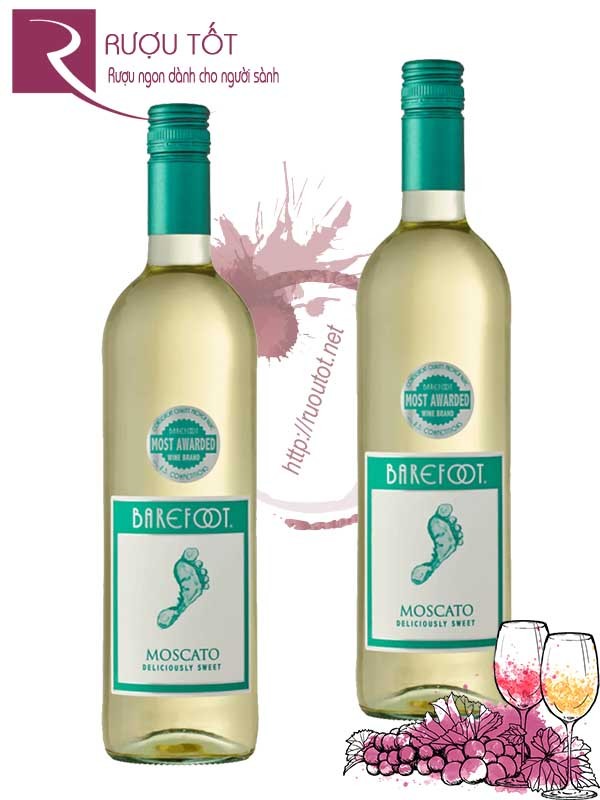 Rượu Vang Barefoot Varietal Moscato