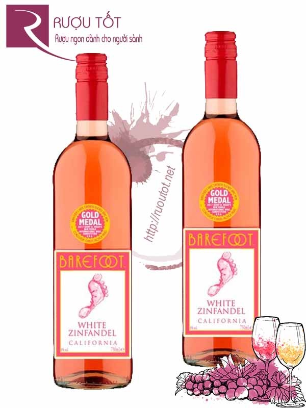 Rượu Vang Barefoot Varietal White Zinfandel Cao Cấp