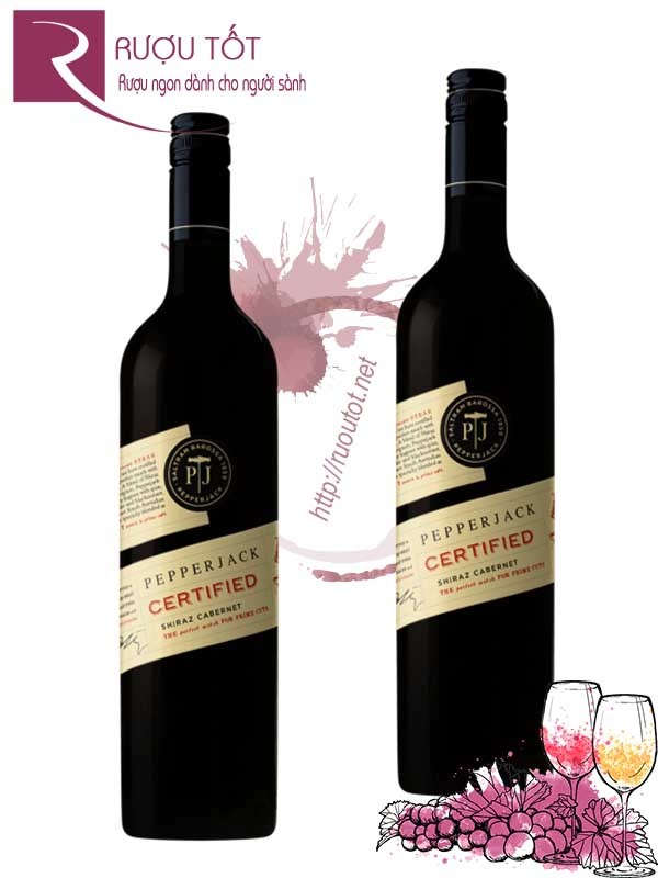 Rượu Vang Pepper Jack Certified Shiraz Cabernet Chính Hãng