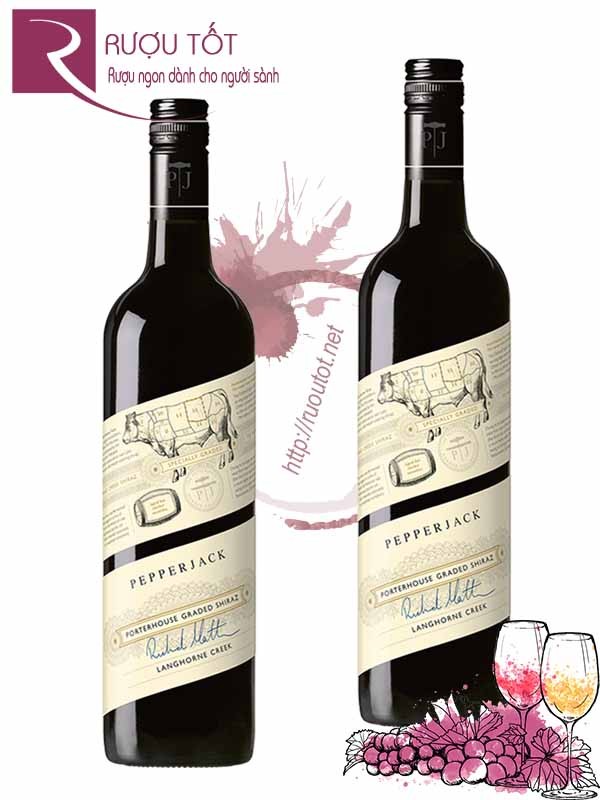 Rượu Vang Pepperjack Graded Shiraz Langhorne Creek Giá tốt