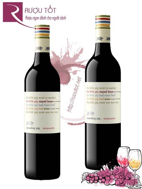 Rượu Vang Squealing Pig Tempranillo Cao Cấp