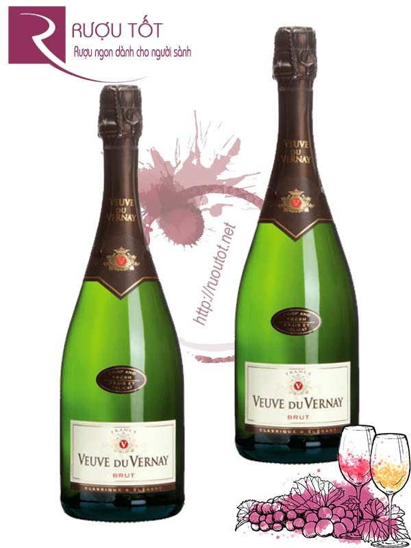 Rượu vang nổ Pháp Veuve Du Vernay Giá Tốt