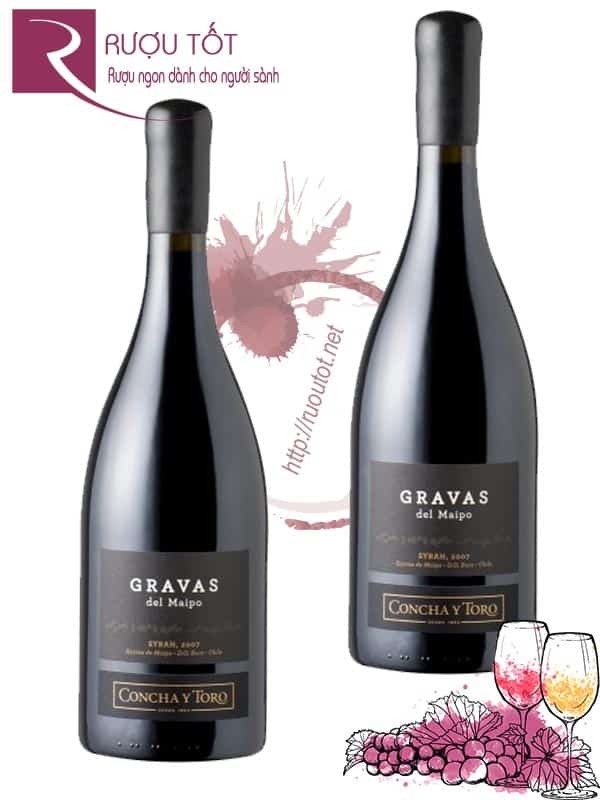 Vang Chile Gravas Del Maipo Syrah Concha Y Toro Thượng hạng