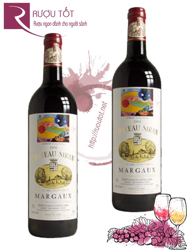 Vang Pháp Chateau Siran Margaux 1996 Thượng hạng